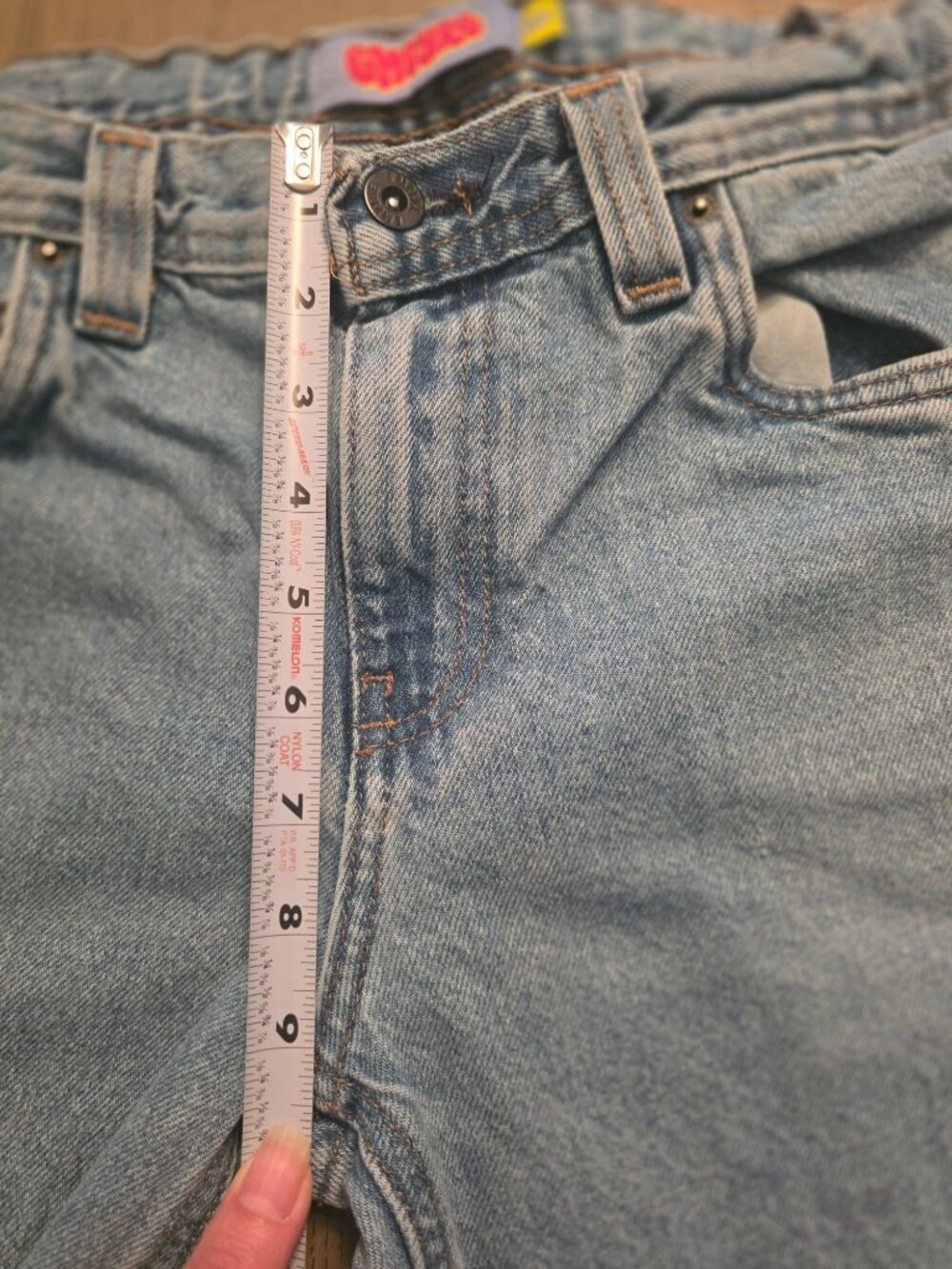 Vtg Empyre Straight Leg Jeans Cotton size 27 Adjustable Waist - Picture 11 of 12